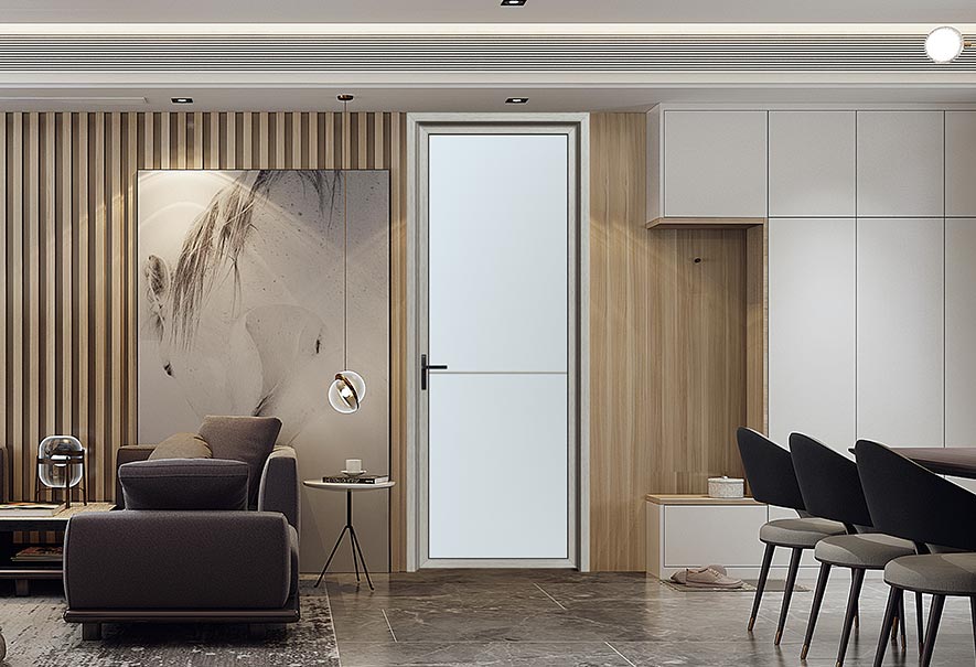 46系列中窄平開門